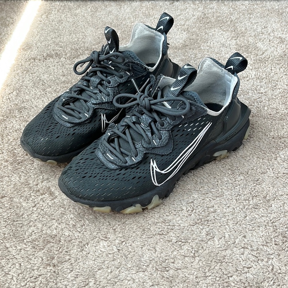 Black and White Nike React Vision